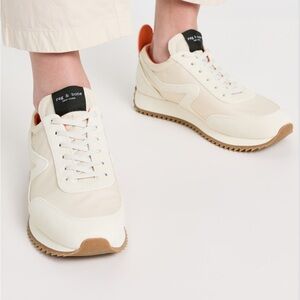 Rag & Bone Off-White and Beige Sneakers - Retro Runner Bomber sneakers